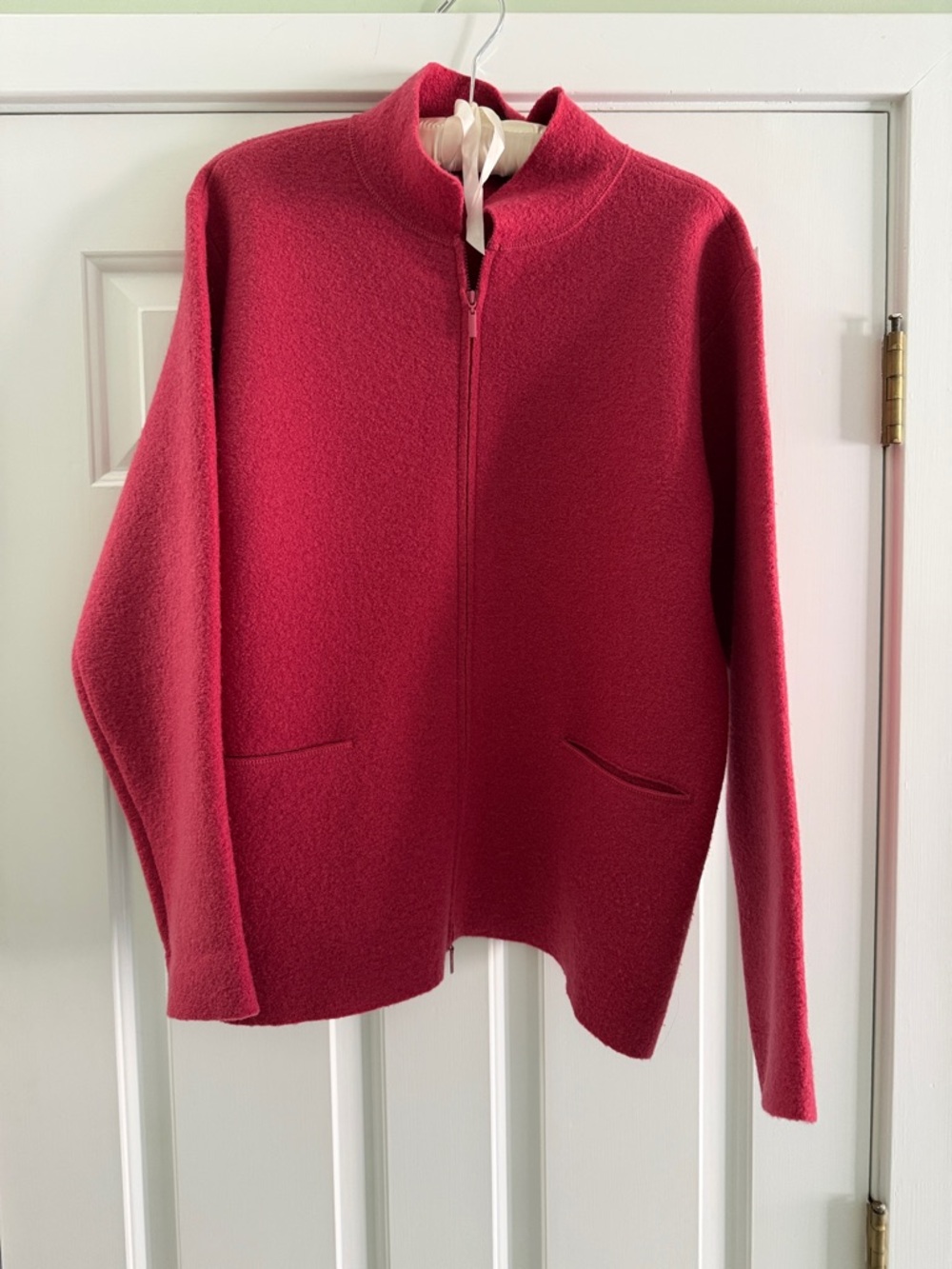 Eileen Fisher Boiled Wool Sweater Jacket